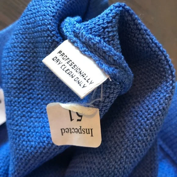 St. John Knit Blue Pencil Skirt Evening Collection Size 2 - Picture 7 of 9